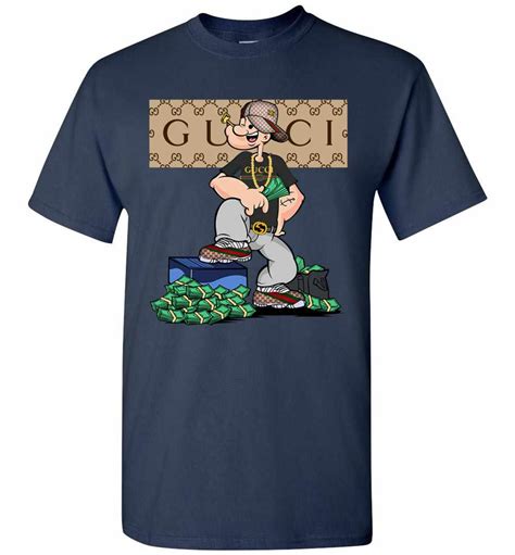 gucci popeye t shirt